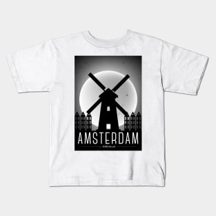 Amsterdam Poster Design Kids T-Shirt